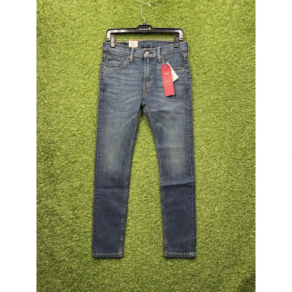 Levis 519 Jeans Mens 30x30 Extreme Skinny Stretch Sits Below Waist Dark Wash NWT